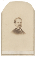 CDV OF CONFEDERATE OFFICER IN CHARGE OF THE PRODUCTION OF AMBULANCES IN RICHMOND –WINCHESTER PHOTOGRAPHER