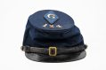 CIVIL WAR CONTRACT FORAGE CAP BY L.J.&I. PHILLIPS WITH INSIGNIA FOR THE 124th NY, ORANGE BLOSSOMS