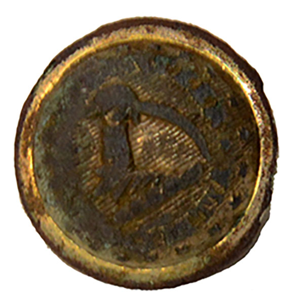 MASSACHUSETTS CUFF BUTTON FROM GETTYSBURG, KEN BREAM COLLECTION