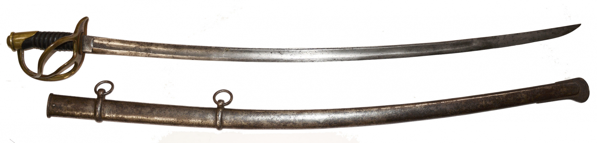 IMPORT MODEL 1840 CAVALRY SABER & SCABBARD BY WALSCHEID