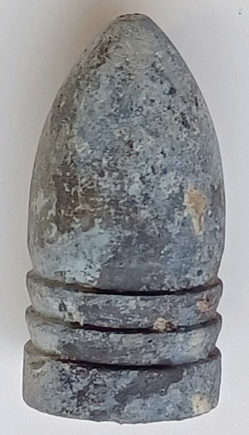 MINTY .58 CALIBER GARDINER EXPLOSIVE BULLETS FOUND IN ROCK CREEK, GETTYSBURG