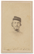 CDV OF LIEUTENANT T.L. SHUTE, LA. LIGHT ARTILLERY & CORPS OF SCOUTS