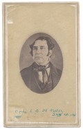 CDV OF COLONEL LEWIS G. DERUSSY -- FORT DERUSSY IN LOUISIANA NAMED FOR HIM