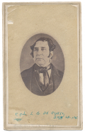 CDV OF COLONEL LEWIS G. DERUSSY -- FORT DERUSSY IN LOUISIANA NAMED FOR HIM