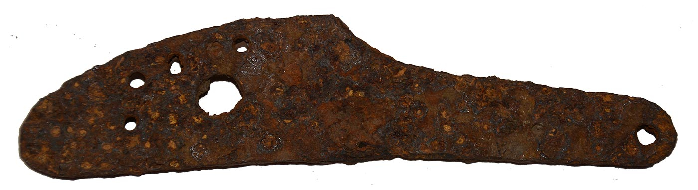 P1853 ENFIELD LOCK PLATE FROM GETTYSBURG, KEN BREAM COLLECTION