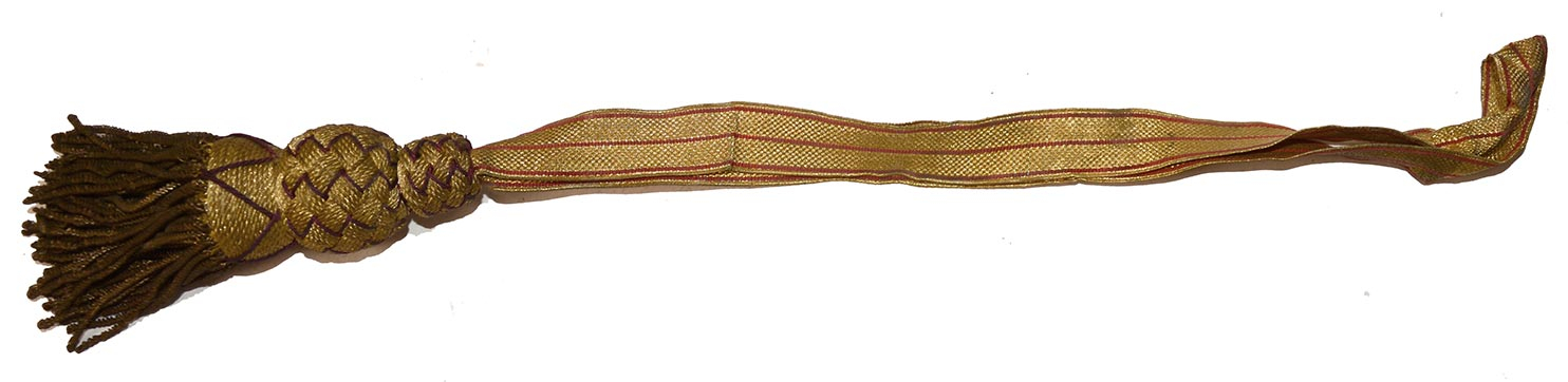 HIGH-GRADE CIVIL WAR OFFICER’S DRESS SWORD KNOT