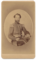 CDV OF UNIDENTIFIED "PETERSBURG GUARD" -- PETERSBURG BACKMARK