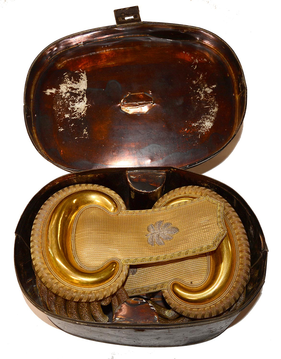 PAIR OF US CASED LIEUTENANT COLONEL’S EPAULETTES 