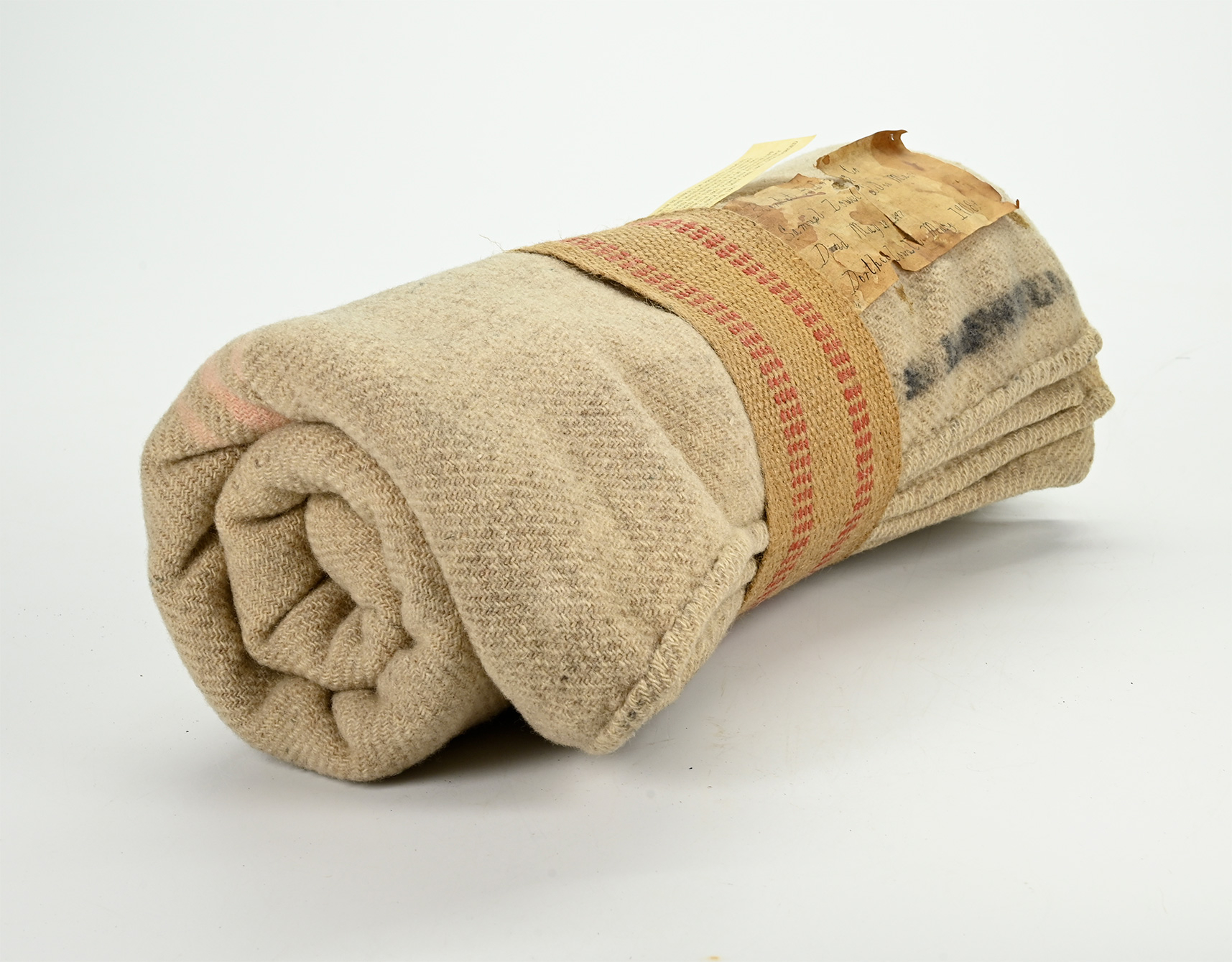CIVIL WAR BLANKET OF SAMUEL LOWELL, 20th MASSACHUSETTS