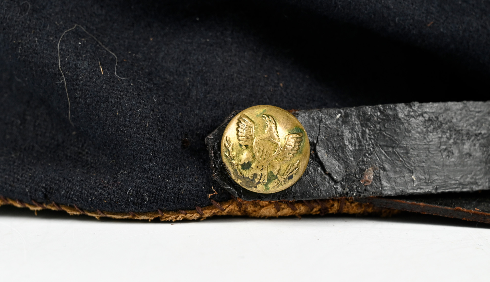 CIVIL FORAGE CAP BY MURPHY AND GRISWOLD WITH 14th CORPS BADGE — Horse ...
