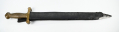 CRUDELY CAST CONFEDERATE COPY OF THE US M1832 SHORT SWORD WITH ORGINAL CS SCABBARD