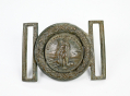 POST CIVIL WAR VIRGINIA TWO-PIECE SWORD BELT BUCKLE