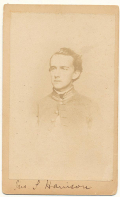 CDV OF STONEWALL BRIGADE CAPTAIN WITH PERIOD INK ID - BY REES OF RICHMOND