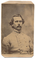 CDV OF MAJOR ROBERT N. HULL, 66TH GEORGIA INFANTRY, WOUNDED AT FRANKLIN, KIA IN SOUTH CAROLINA