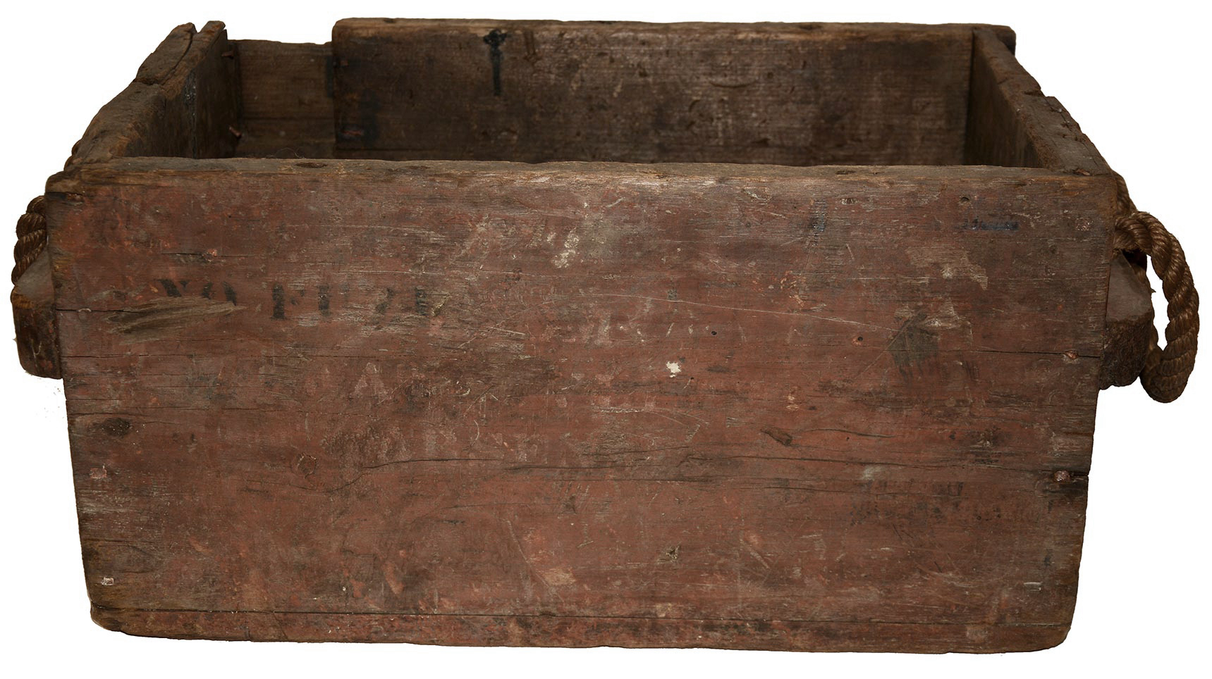 CRATE FOR ARTILLERY SHELLS FROM WATERVLIET ARSENAL