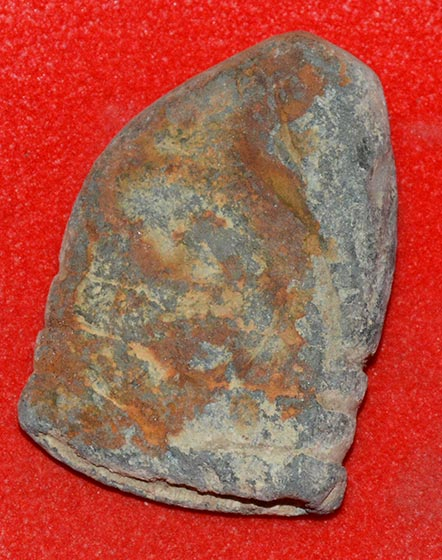 US MINIE BALL MADE INTO A POKER CHIP RECOVERED AT GETTYSBURG BY JOHN CULLISON
