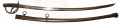 MODEL 1840 CAVALRY SABER WITH SCABBARD BY CHARLES HAMMOND