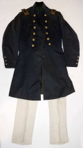 FROCK COAT AND LINEN TROUSERS - MAJOR ZABDIEL B. ADAMS; 7TH, 32ND & 56TH MASSACHUSETTS 