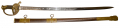 IMPORT MODEL 1850 STAFF AND FIELD OFFICER’S SWORD WITH MINTY BLADE