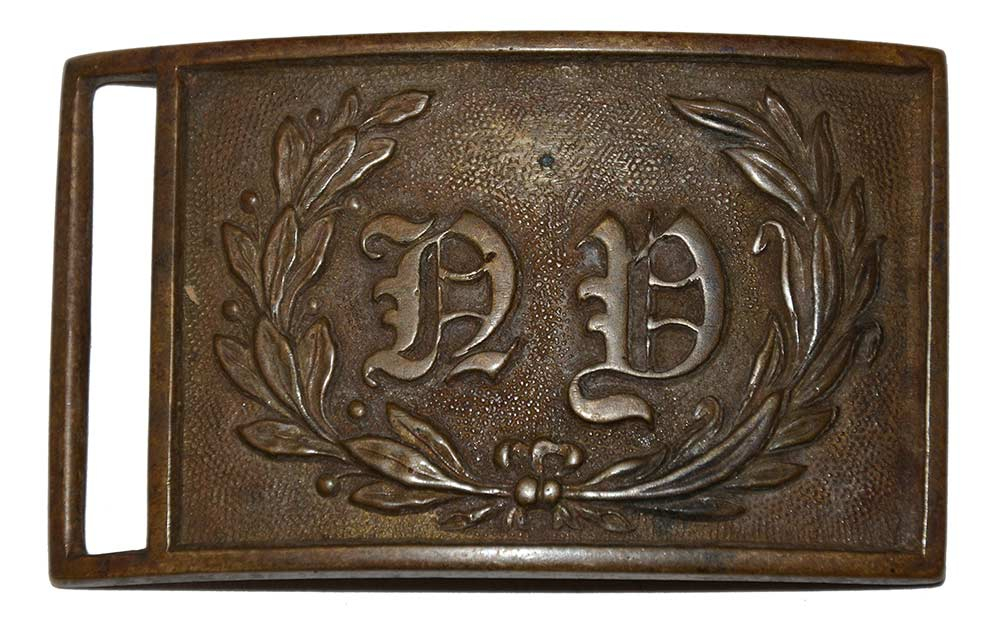 CIVIL WAR NEW YORK MILITIA 1851 PATTERN SWORD BELT PLATE — Horse