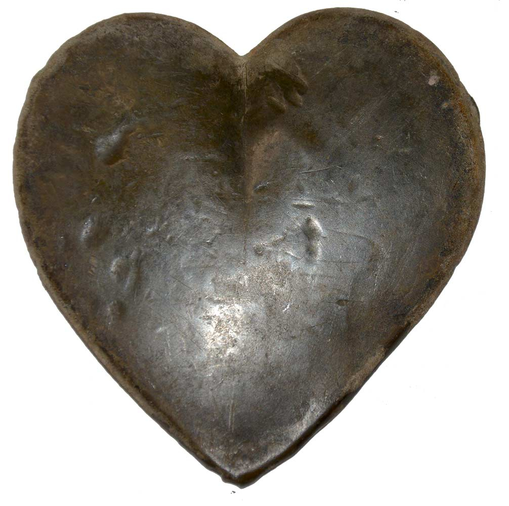 EXCAVATED MARTINGALE HEART FROM ORANGE, VIRGINIA