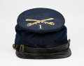 REGULATION ISSUE FORAGE CAP WITH FIRST CAVALRY INSIGNIA