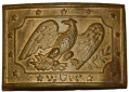 MILITIA EAGLE PANEL BELT PLATE 