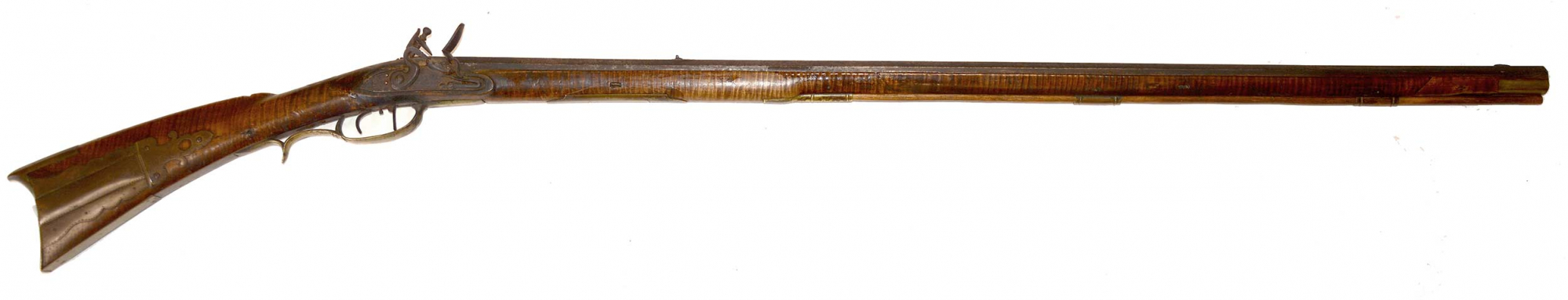 UPPER SUSQUEHANNA LONG RIFLE BY FREDERICK ORWAN, NEW BLOOMFIELD, PERRY COUNTY, PA