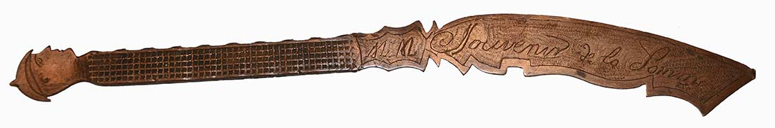 WORLD WAR ONE ARTILLERY SHELL DRIVING BAND FROM THE SOMME MADE INTO A LETTER OPENER – WONDERFUL DECORATION