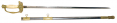 IMPRESSIVE CIVIL WAR MODEL 1860 STAFF SWORD WITH RARE COUNTERGUARD MOTIF: ONE OF TWO KNOWN