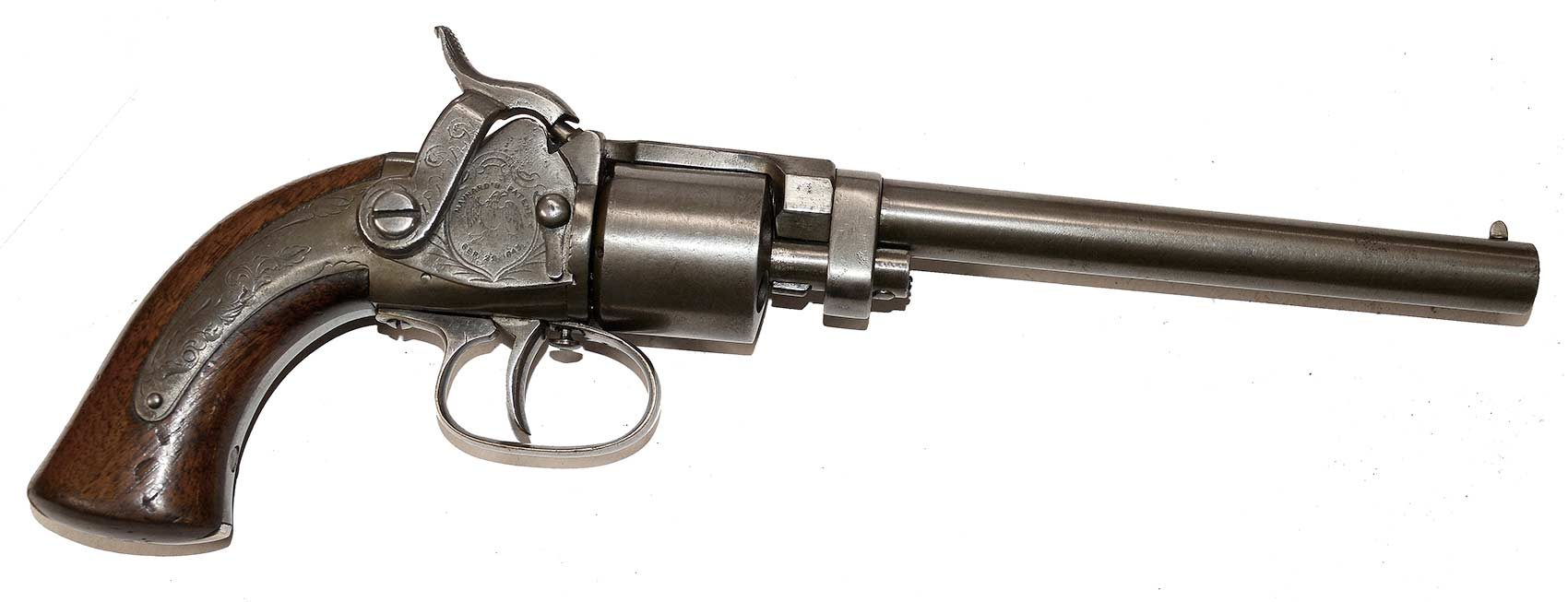MASSACHUSETTS ARMS COMPANY MAYNARD PRIMED BELT REVOLVER