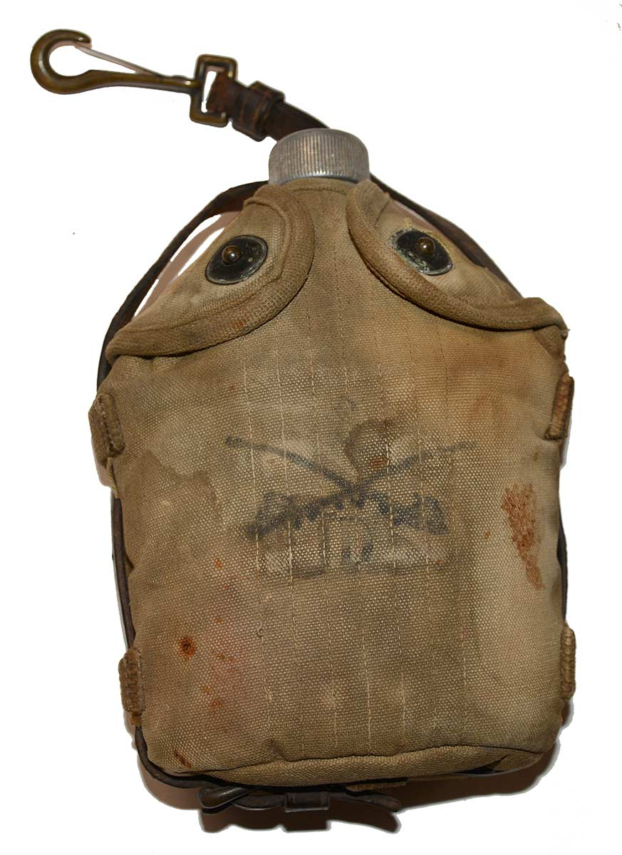 RARE MODEL 1917 MOUNTED CANTEEN WITH CUP AND COVER