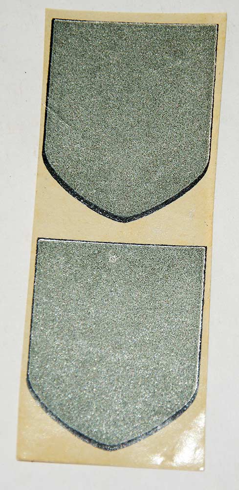 WORLD WAR TWO UNISSUED GERMAN ARMY HELMET DECALS