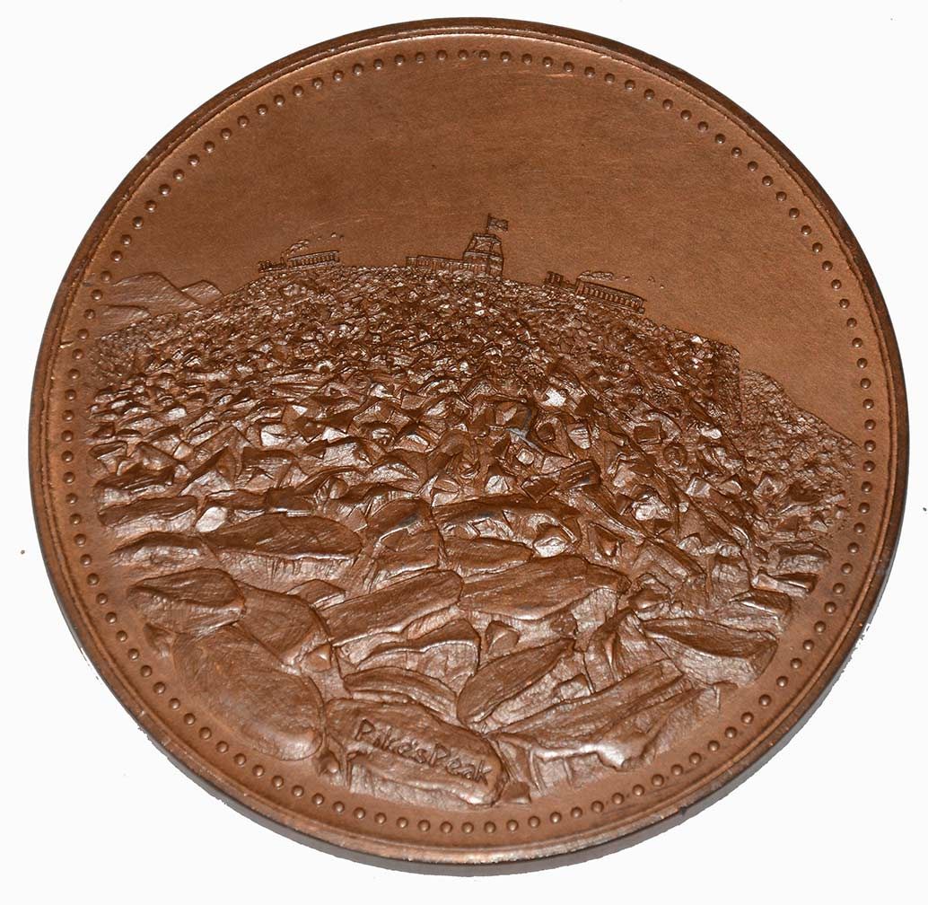 GAR TABLE MEDAL FOR THE 39TH NATIONAL ENCAMPMENT IN DENVER COLORADO 1905