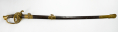 INSCRIBED AMES M1850 STAFF AND FIELD SWORD OF COLONEL AND BREVET BRIGADIER GENERAL T.R. STANLEY 18th OHIO, BRIGADE COMMANDER AT STONES RIVER AND CHICKAMAUGA