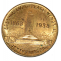 COMMEMORATIVE COIN FROM THE 75TH REUNION OF THE BLUE & THE GRAY AT GETTYSBURG IN 1938