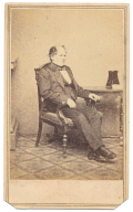 SEATED VIEW OF CONFEDERATE COMMANDER MATTHEW FONTAINE MAURY