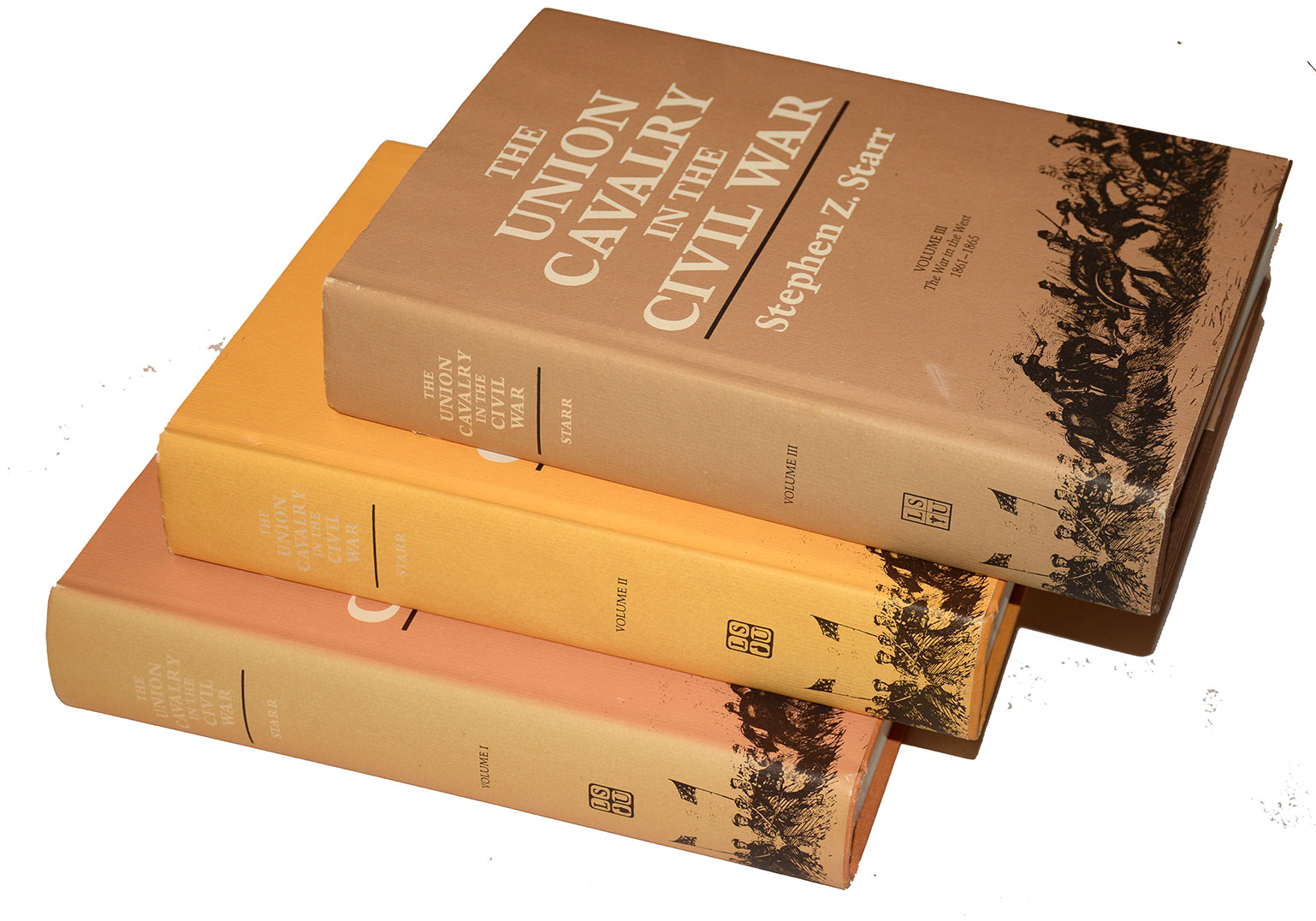 THREE VOLUME STUDY TITLED “THE UNION CAVALRY IN THE CIVIL WAR”