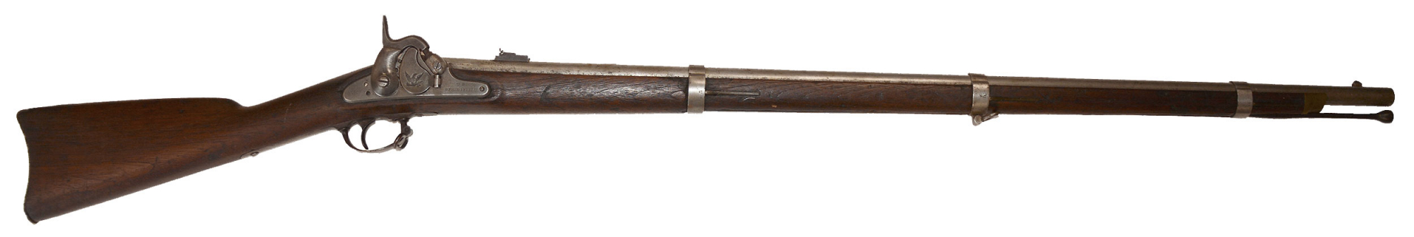 SPRINGFIELD MODEL 1858 CADET RIFLE MUSKET, TYPE-2 WITH SCARCE 1859 DATE