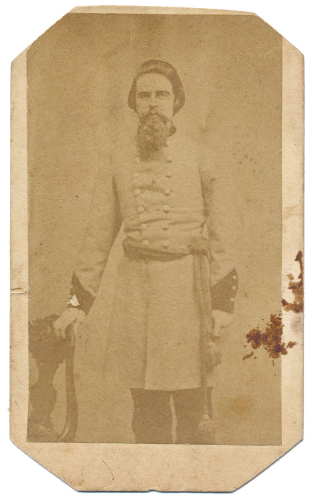 STANDING VIEW OF CONFEDERATE SOLDIER CAPTURED AT PERRYVILLE