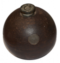 MINTY, C.S. 4.52" 12-LB SPHERICAL CASE-SHOT, LEAD SIDE-LOADER FOUND NEAR PENNSYLVANIA MONUMENT, GETTYSBURG – GEISELMAN COLLECTION