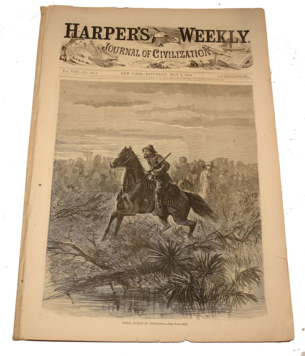 HARPER’S WEEKLY, NEW YORK, May 7, 1864 – WAR IN LOUISIANA