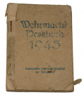 WW2 GERMAN 1945 POCKET DIARY