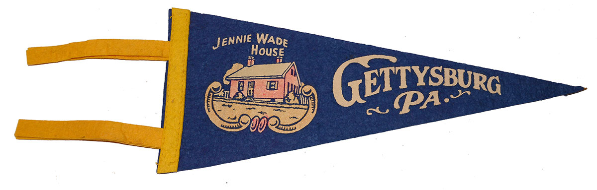 JENNIE WADE HOUSE SOUVENIR PENNANT