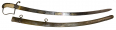 VERY ELEGANT AND VERY UNUSUAL BIRD’S HEAD POMMEL U.S. OFFICER SABER WITH SERPENT AND APPLE LANGETS