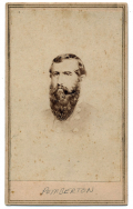 CDV OF CONFEDERATE GENERAL JOHN C. PEMBERTON