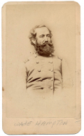 CDV OF CONFEDERATE GENERAL WADE HAMPTON