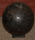 9-INCH SPHERICAL MORTAR SHELL IN GOOD CONDITION