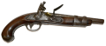 PRE-WAR SOUTH CAROLINA MILITIA CAVALRY PISTOL: MARKED US MODEL 1816 FLINTLOCK PISTOL BY NORTH, FIRST TYPE