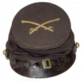 MCDOWELL PATTERN FORAGE CAP WITH CAVALRY INSIGNIA